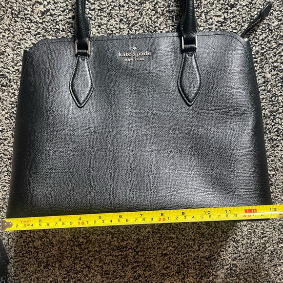 Kate Spade Darcy Small Satchel Grain Leather Black - Picture 7 of 9
